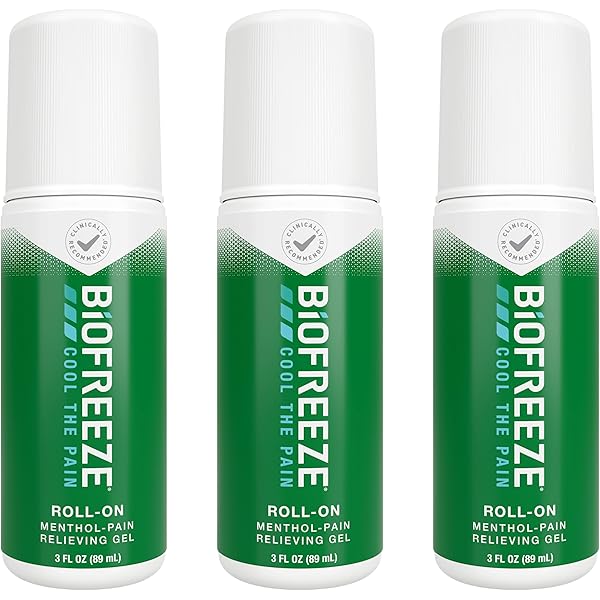 Amazon.com: Biofreeze 13451 滾珠舒緩疼痛凝膠,2.5 液體盎司(約